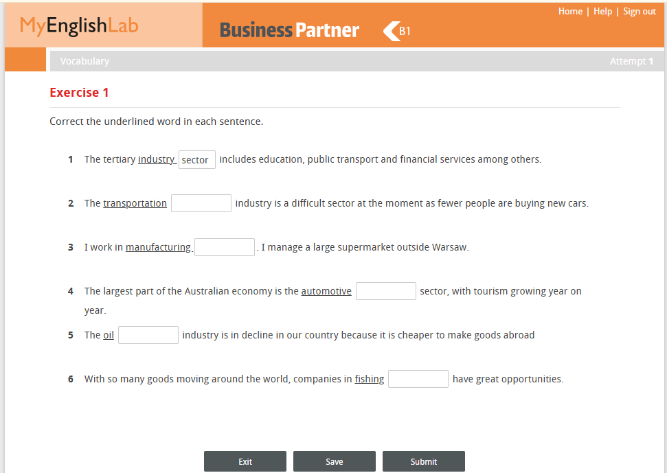 UNIT 2 Business Sectors