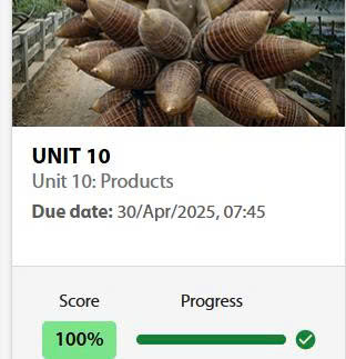 UNIT 10 [Products]