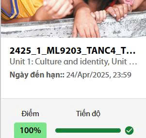 UNIT 1 [Culture and identity]