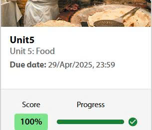 UNIT 5 [Food]