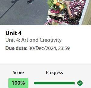 UNIT 4 [Art and creativity]