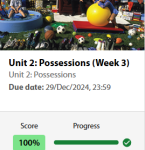 UNIT 2 [Possessions]