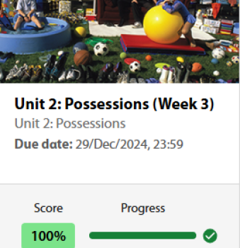 UNIT 2 [Possessions]