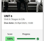 UNIT 6 [Stages in life]