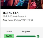 UNIT 9 [Entertainment]