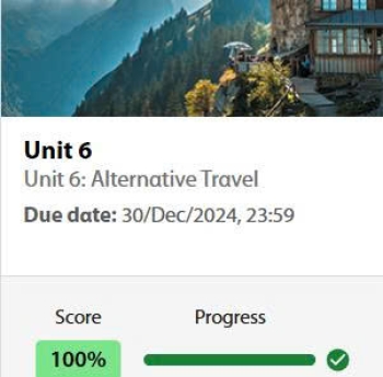 UNIT 6 [Alternative travel]